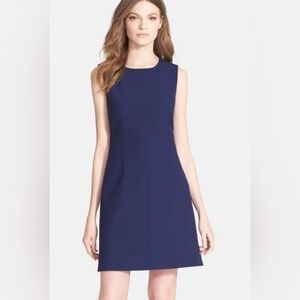 Diane Von Furstenberg Carrie Navy Sheath Dress Size 6
